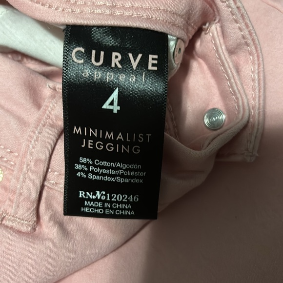 CURVE Apparel pink minimalist jogging size 4 - Picture 3 of 5